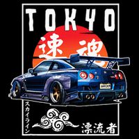 Jdm Japanese Streetwear Tokyo R34 Car Drift Car Lovers Visor