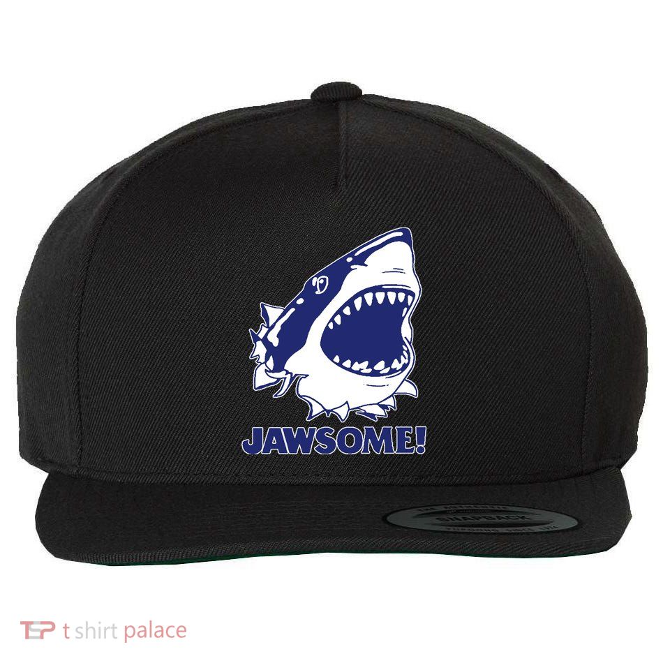 Jawsome Jaws Shark Wool Snapback Cap