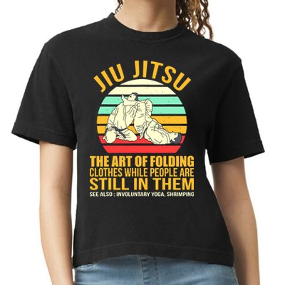 Jiu Jitsu Shirts Art Of Folding Clothes BJJ MMA Jujitsu Comfort Colors Boxy T-Shirt