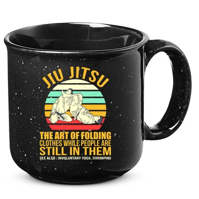 Jiu Jitsu Shirts Art Of Folding Clothes BJJ MMA Jujitsu 15oz Campfire Ceramic Mug