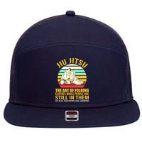 Jiu Jitsu Shirts Art Of Folding Clothes BJJ MMA Jujitsu 7 Panel Mesh Trucker Snapback Hat