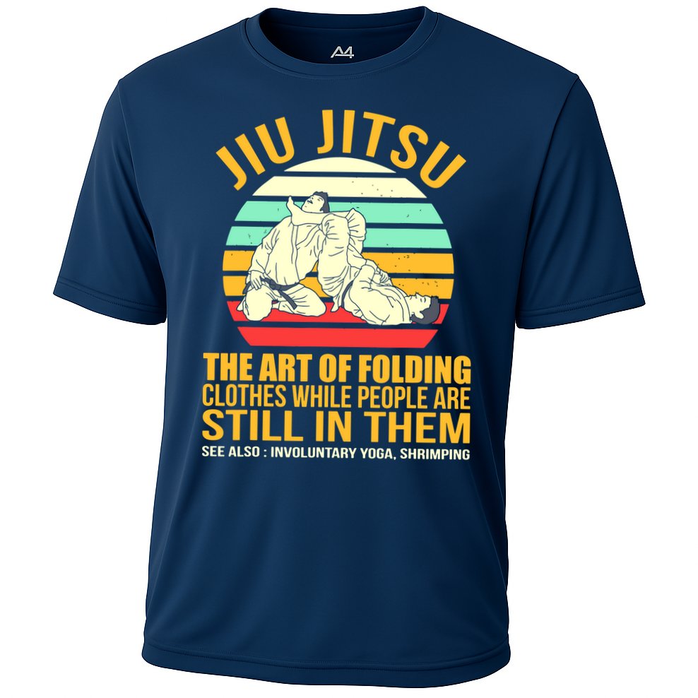 Jiu Jitsu Shirts Art Of Folding Clothes BJJ MMA Jujitsu Cooling Performance Crew T-Shirt