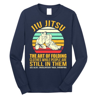 Jiu Jitsu Shirts Art Of Folding Clothes BJJ MMA Jujitsu Long Sleeve Shirt