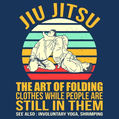 Jiu Jitsu Shirts Art Of Folding Clothes BJJ MMA Jujitsu T-Shirt