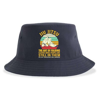 Jiu Jitsu Shirts Art Of Folding Clothes BJJ MMA Jujitsu Sustainable Bucket Hat