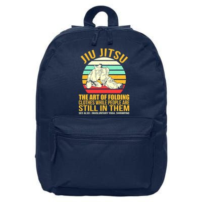 Jiu Jitsu Shirts Art Of Folding Clothes BJJ MMA Jujitsu 16 in Basic Backpack