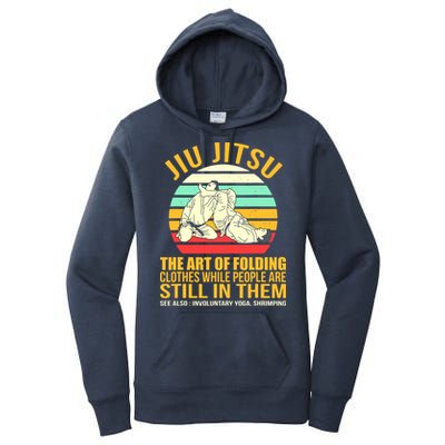 Jiu Jitsu Shirts Art Of Folding Clothes BJJ MMA Jujitsu Women's Pullover Hoodie