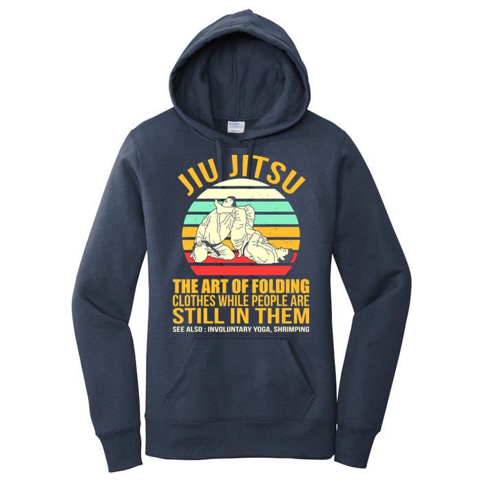 Jiu Jitsu Shirts Art Of Folding Clothes BJJ MMA Jujitsu Women's Pullover Hoodie