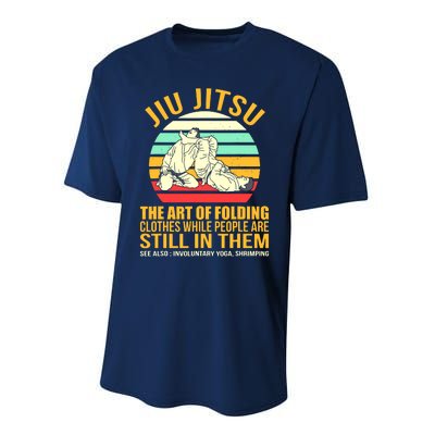 Jiu Jitsu Shirts Art Of Folding Clothes BJJ MMA Jujitsu Performance Sprint T-Shirt