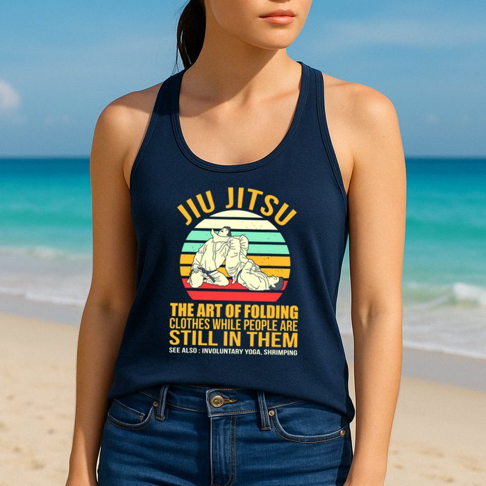 Jiu Jitsu Shirts Art Of Folding Clothes BJJ MMA Jujitsu Womens Tank Top