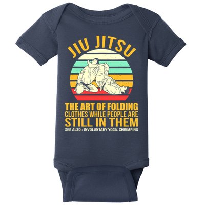 Jiu Jitsu Shirts Art Of Folding Clothes BJJ MMA Jujitsu Baby Bodysuit