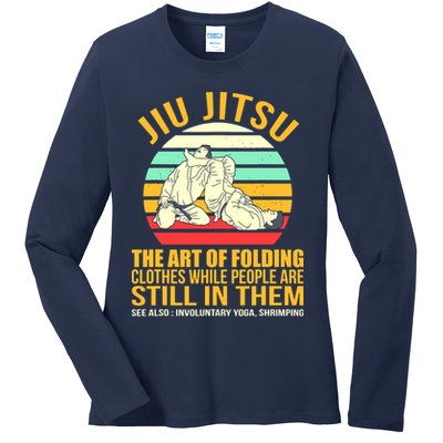 Jiu Jitsu Shirts Art Of Folding Clothes BJJ MMA Jujitsu Ladies Long Sleeve Shirt