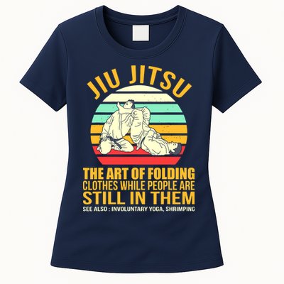 Jiu Jitsu Shirts Art Of Folding Clothes BJJ MMA Jujitsu Womens T-Shirt