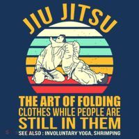 Jiu Jitsu Shirts Art Of Folding Clothes BJJ MMA Jujitsu Womens T-Shirt