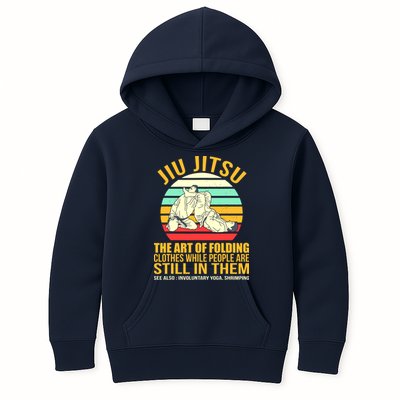 Jiu Jitsu Shirts Art Of Folding Clothes BJJ MMA Jujitsu Kids Hoodie