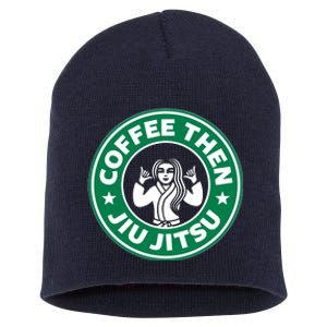 Jiu Jitsu Shirts Coffee Lover Men BJJ MMA Jujitsu Short Acrylic Beanie