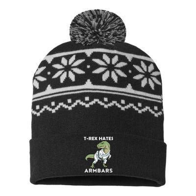 Jiu Jitsu TRex Trex BJJ MMA Jujitsu  USA-Made Snowflake Beanie