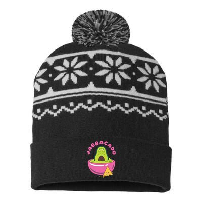 Jabbacado Jabba The Hutt Guacamole USA-Made Snowflake Beanie