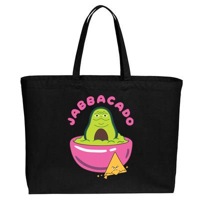 Jabbacado Jabba The Hutt Guacamole Cotton Canvas Jumbo Tote