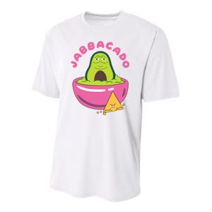 Jabbacado Jabba The Hutt Guacamole Youth Performance Sprint T-Shirt