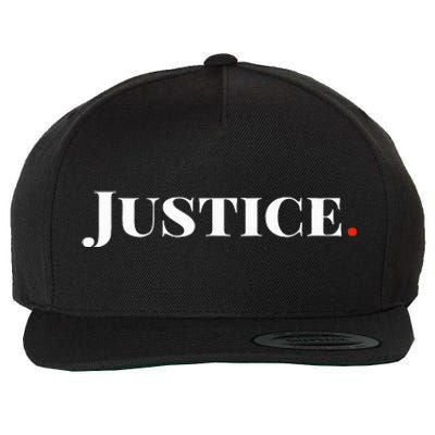 Justice Wool Snapback Cap