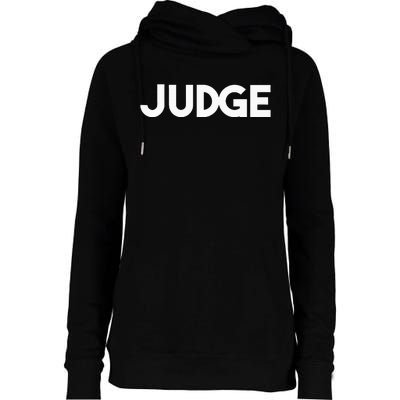 Judge Womens Funnel Neck Pullover Hood