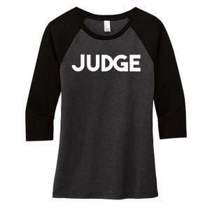 Judge Women's Tri-Blend 3/4-Sleeve Raglan Shirt