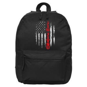 Jiu Jitsu USA American Flag Martial Arts Ground Fighting 16 in Basic Backpack