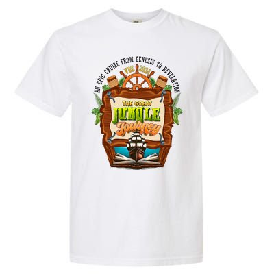 Jungle Journey Vbs 2024 Vacation Bible School Summer Camp Garment-Dyed Heavyweight T-Shirt