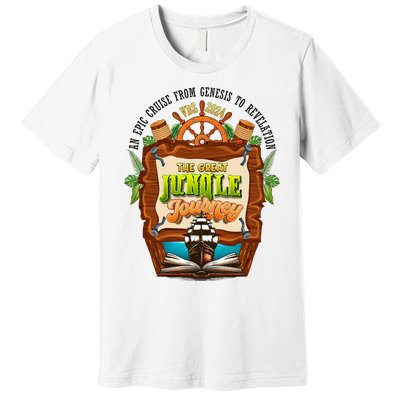 Jungle Journey Vbs 2024 Vacation Bible School Summer Camp Premium T-Shirt