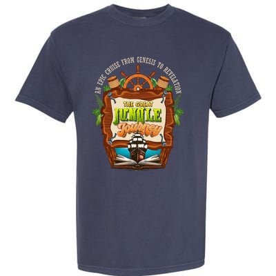 Jungle Journey Vbs 2024 Vacation Bible School Summer Camp Garment-Dyed Heavyweight T-Shirt