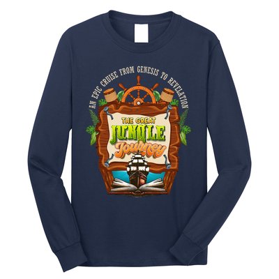 Jungle Journey Vbs 2024 Vacation Bible School Summer Camp Long Sleeve Shirt