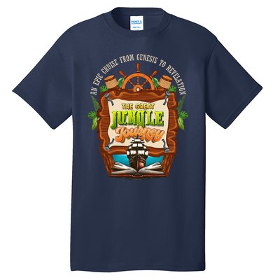 Jungle Journey Vbs 2024 Vacation Bible School Summer Camp Tall T-Shirt