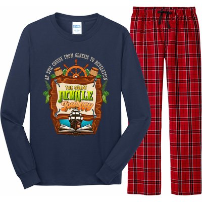 Jungle Journey Vbs 2024 Vacation Bible School Summer Camp Long Sleeve Pajama Set