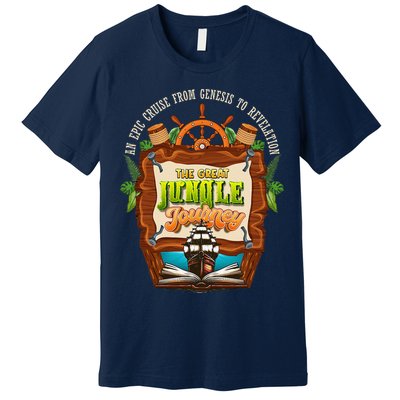 Jungle Journey Vbs 2024 Vacation Bible School Summer Camp Premium T-Shirt