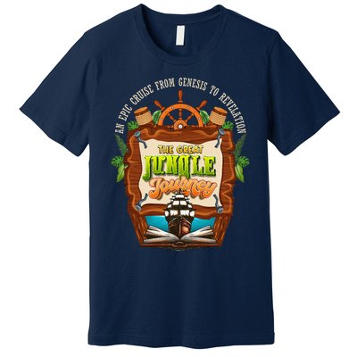 Jungle Journey Vbs 2024 Vacation Bible School Summer Camp Premium T-Shirt