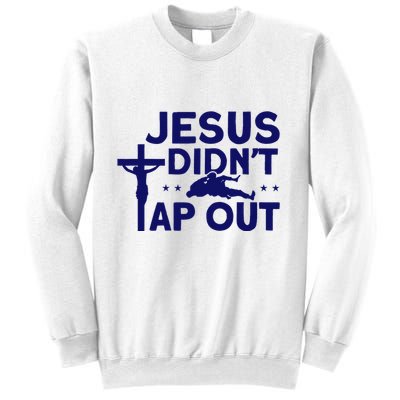 Jiu Jitsu Vintage Jesus DidnT Tap Out Sweatshirt