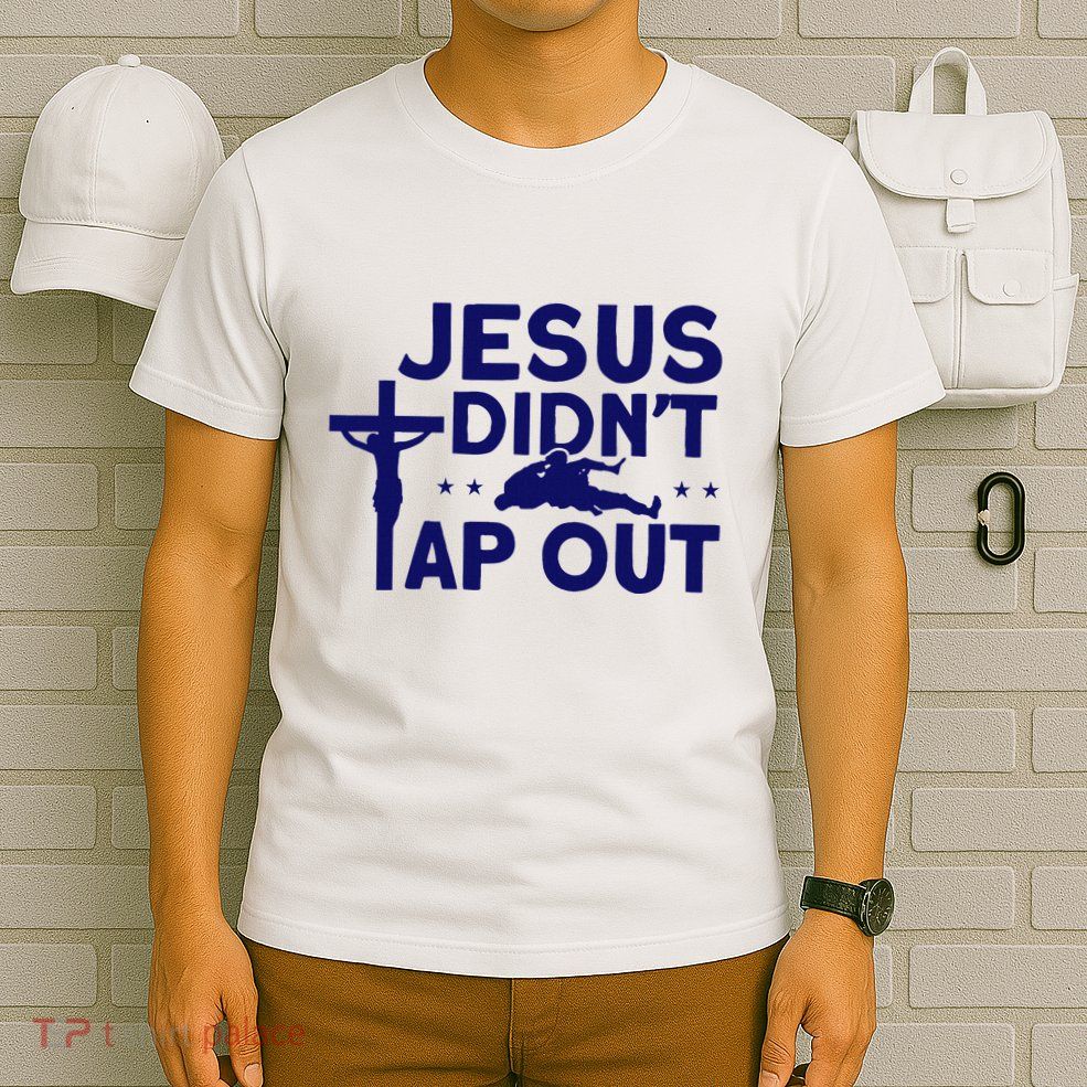 Jiu Jitsu Vintage Jesus DidnT Tap Out T-Shirt