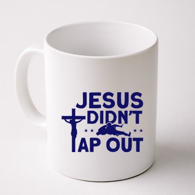 Jiu Jitsu Vintage Jesus DidnT Tap Out Mug