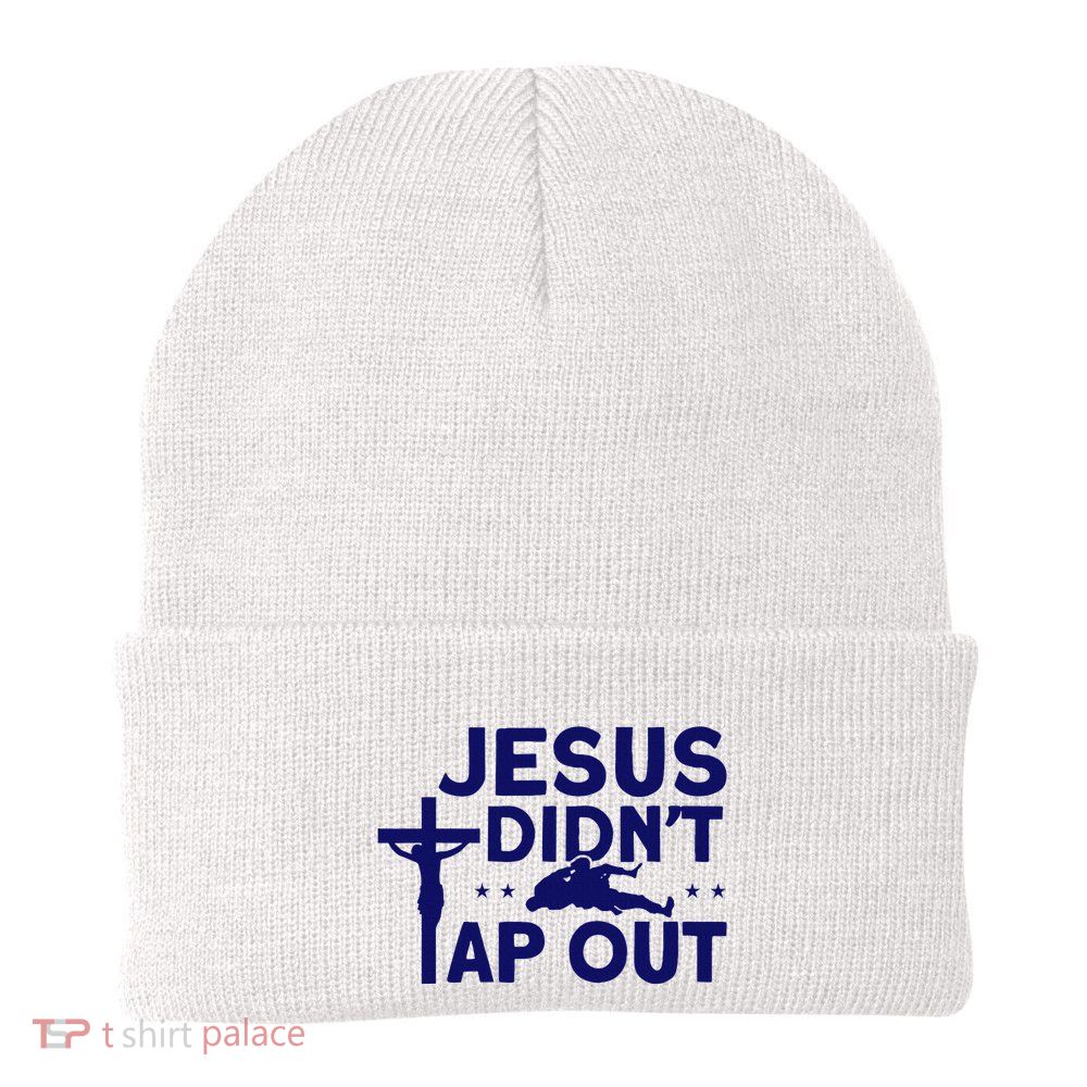 Jiu Jitsu Vintage Jesus DidnT Tap Out Beanie