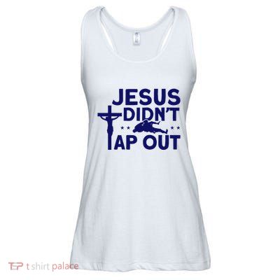 Jiu Jitsu Vintage Jesus DidnT Tap Out Ladies Essential Flowy Tank