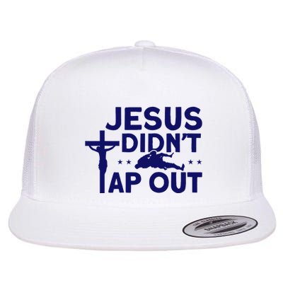 Jiu Jitsu Vintage Jesus DidnT Tap Out Flatbill Hat