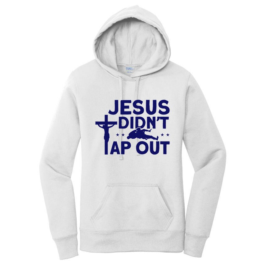 Jiu Jitsu Vintage Jesus DidnT Tap Out Women's Pullover Hoodie