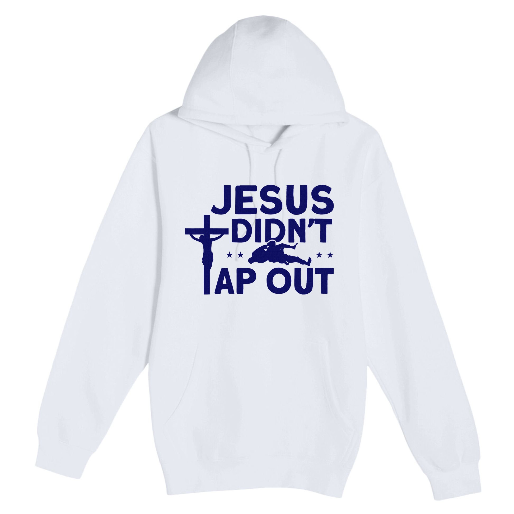 Jiu Jitsu Vintage Jesus DidnT Tap Out Premium Pullover Hoodie