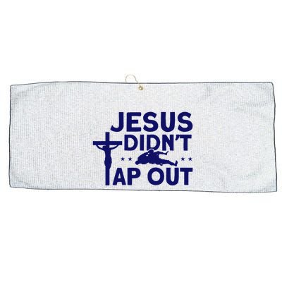 Jiu Jitsu Vintage Jesus DidnT Tap Out Large Microfiber Waffle Golf Towel