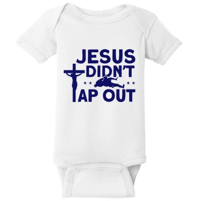 Jiu Jitsu Vintage Jesus DidnT Tap Out Baby Bodysuit