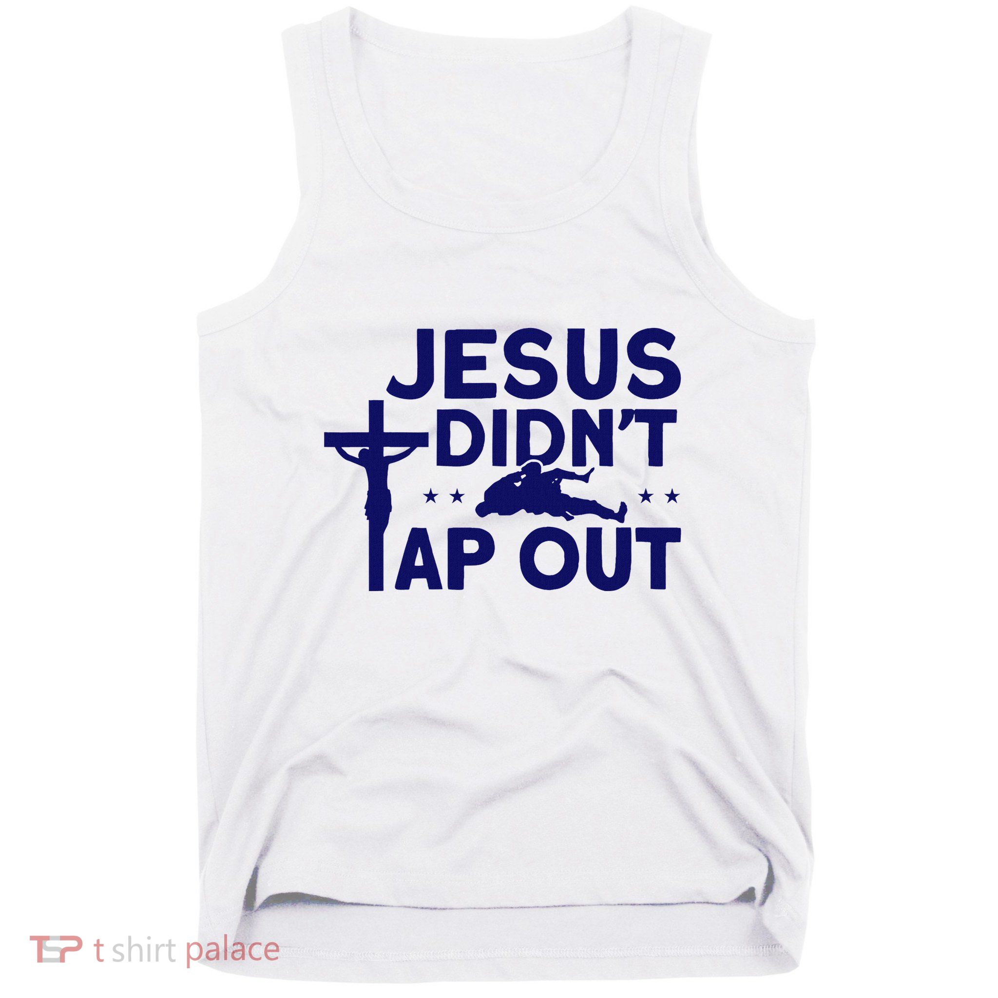 Jiu Jitsu Vintage Jesus DidnT Tap Out Tank Top