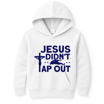 Jiu Jitsu Vintage Jesus DidnT Tap Out Kids Hoodie