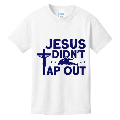 Jiu Jitsu Vintage Jesus DidnT Tap Out Kids T-Shirt