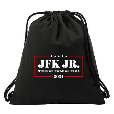 Jfk Jr Where We Go One We Go All 2024 Drawstring Bag